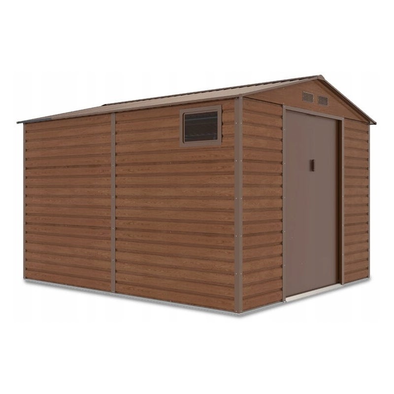 Domek Ogrodowy Narzędziowy na Narzędzia Szopa MONTREAL 277x323cm Metalowy 1 szt