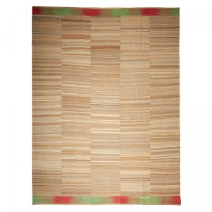 Tapis Oriental 160x220 Rectangle Marron Et Beige Tissé Motif Ancestral Lyn7 Alan 83551104