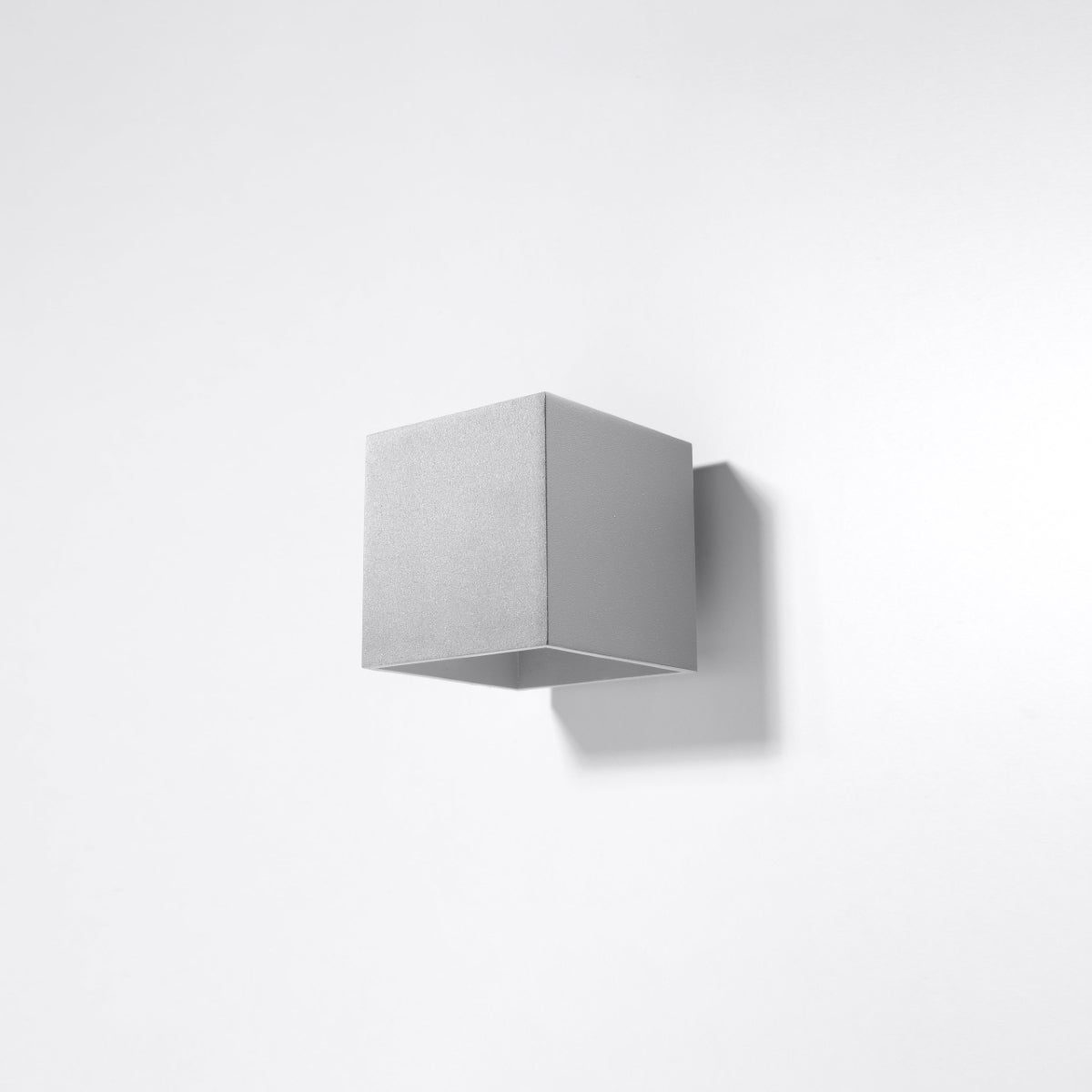 Kinkiet QUADX 1 szary LED 4000K - 10x12x10cm Sollux