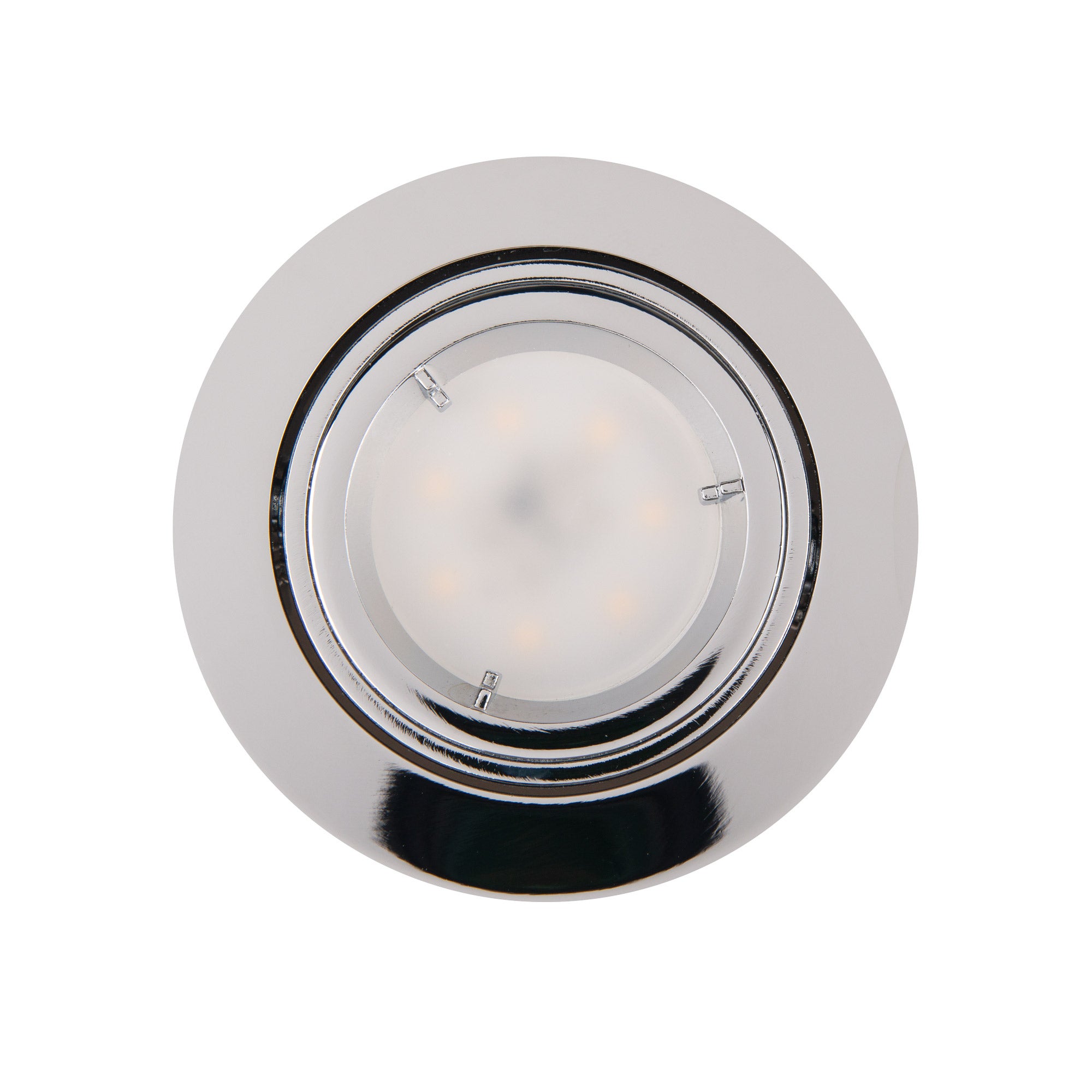 Oprawa wpuszczana FINE chromowana 1xGU10x10W metal wym:7x9,5x9,5cm IP20 Maxlight