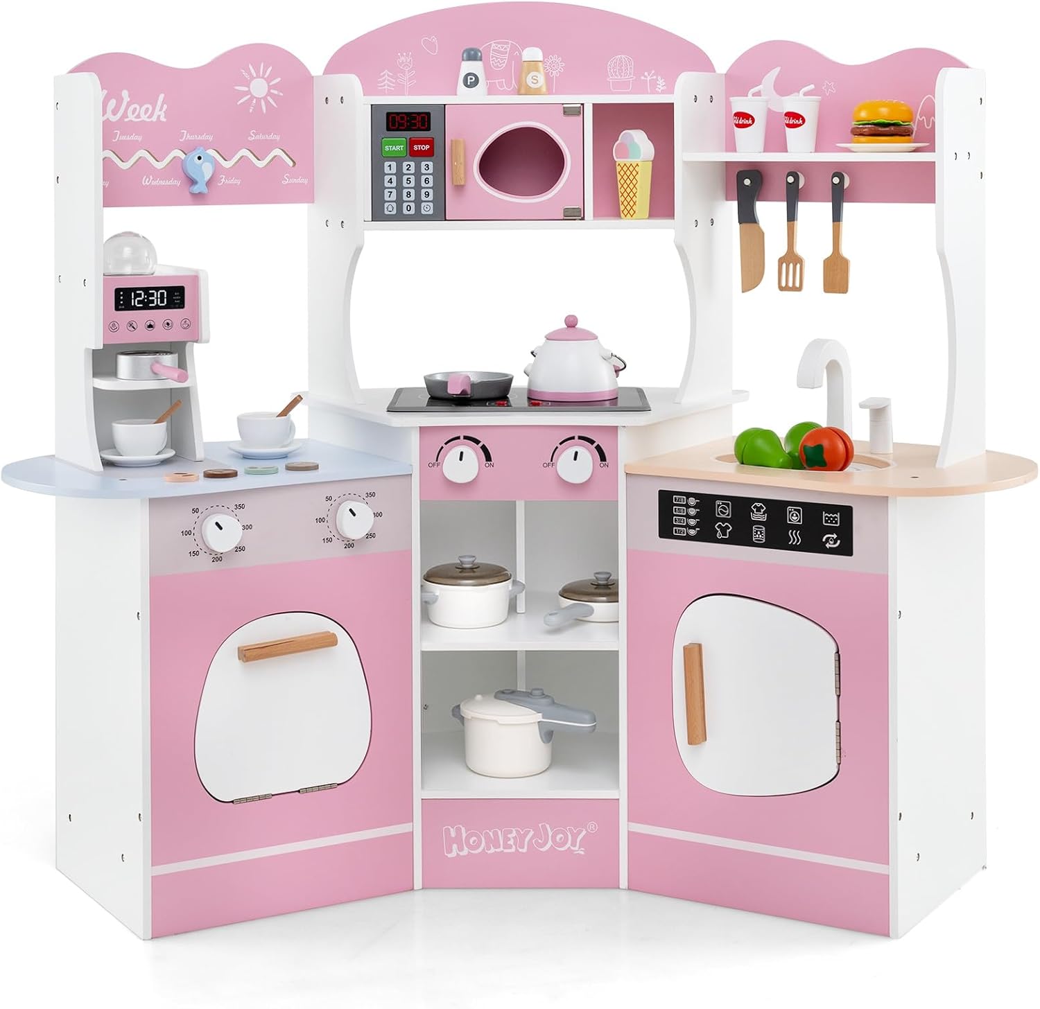 Cuisine pour Enfants en Bois 3 Ans+ Cuisiniere Enfants avec Lumière Cuisine pour Enfants en Bois 3 Ans+ Cuisiniere Enfants avec Lumière