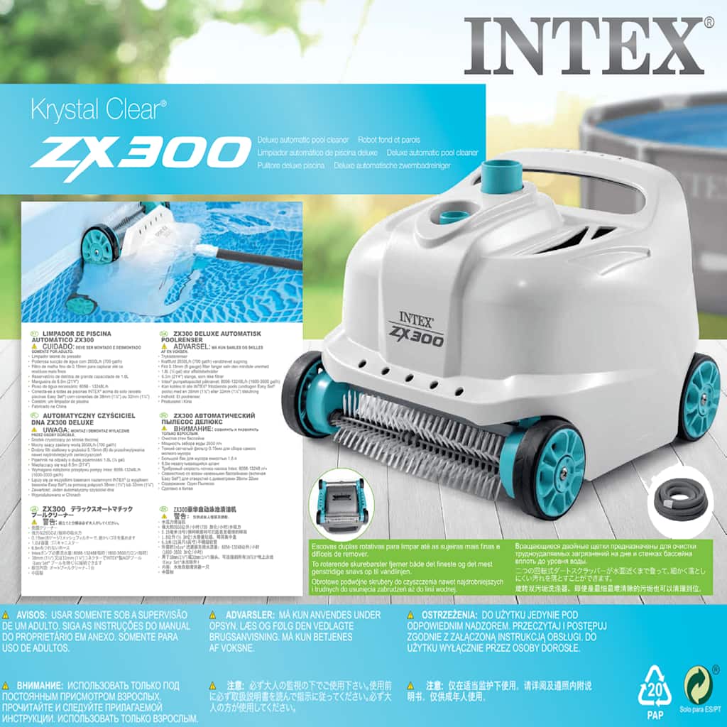 Robot Intex Automatico per piscine fuori terra in pvc - 9