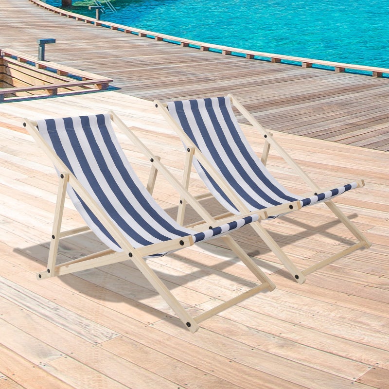 Chaise pliante en bois, chaise de plage, siège de pêche XXL V-10-360