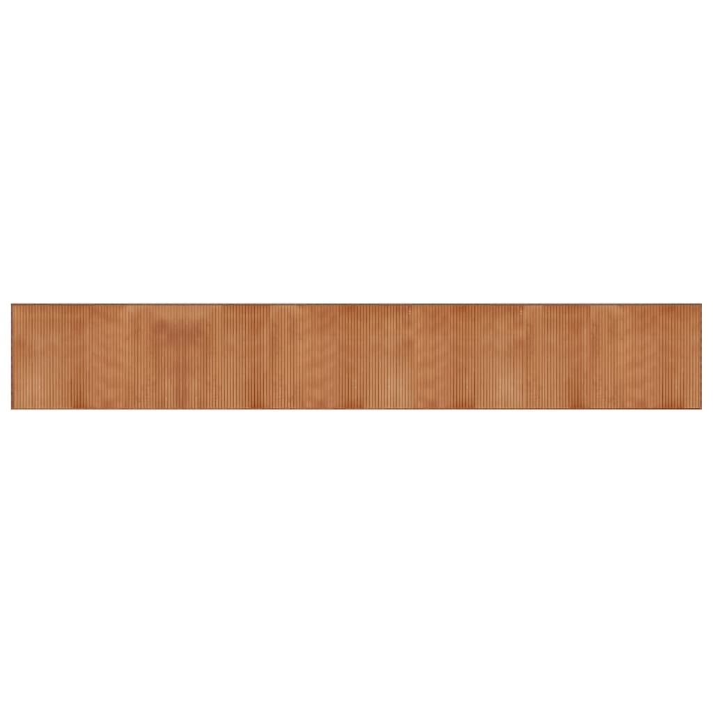 Tapis rectangulaire naturel 60x400 bambou - 2