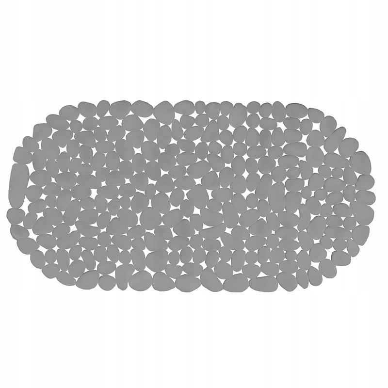 Mata łazienkowa Sepio antypoślizgowa 66x34 szara 1szt