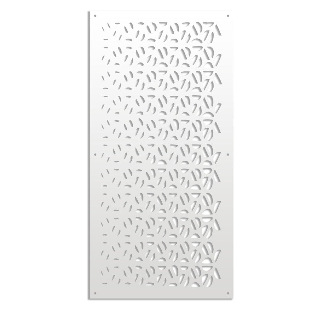 COFFEE - Panel perforowany z PVC - Parasol przeciwsłoneczny - Rozmiar 73x148 cm - Grubość 1 cm - Kolor BIAŁY