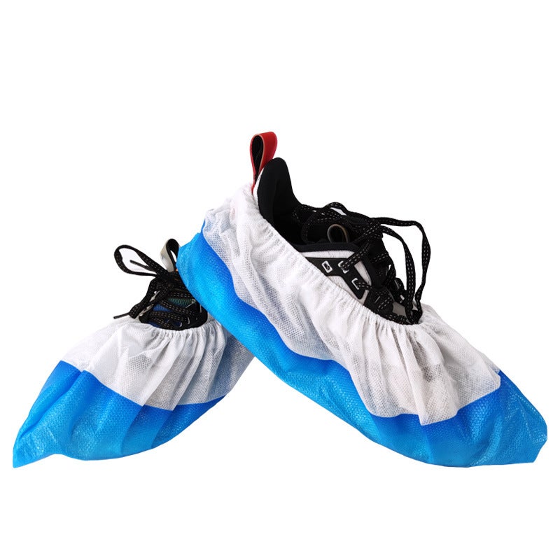 50 pcs Couvre-chaussures jetables imperméables antidérapants à haute résistance - 4