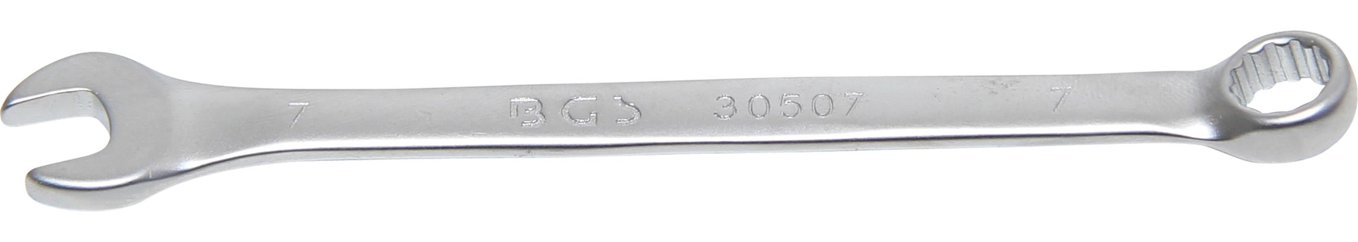 BGS Klucz płasko-oczkowy SW 7 mm - 30507