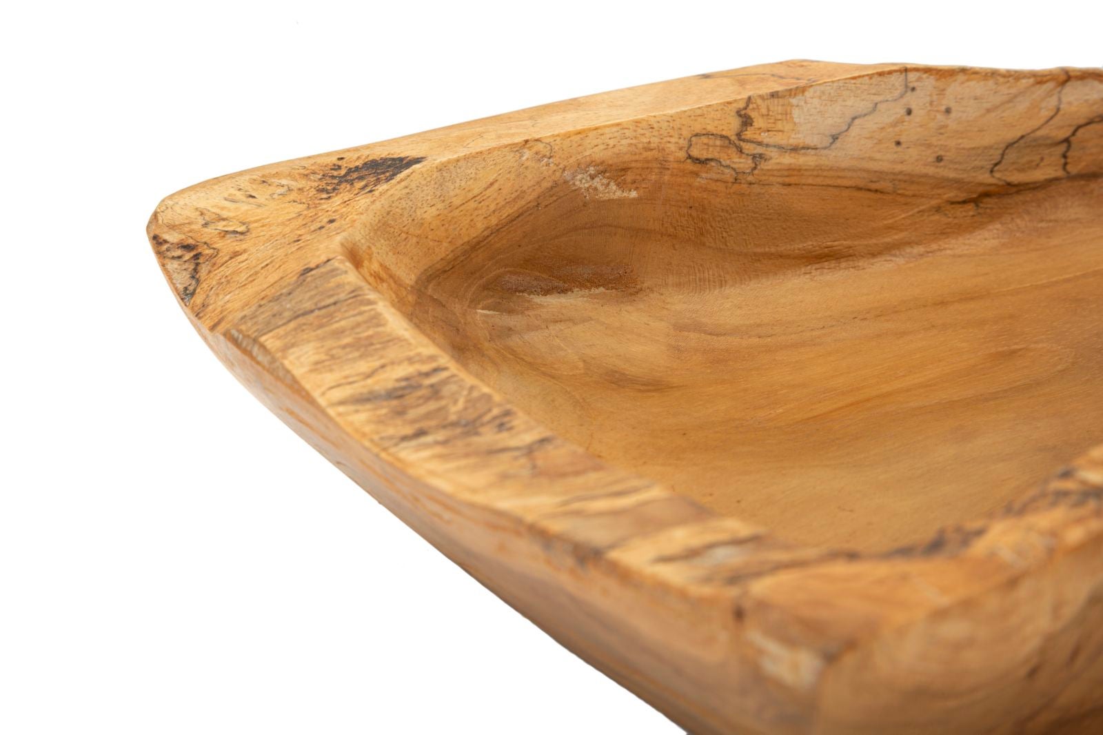 Svuotatasche in legno marrone cm 25x19x7 - 5