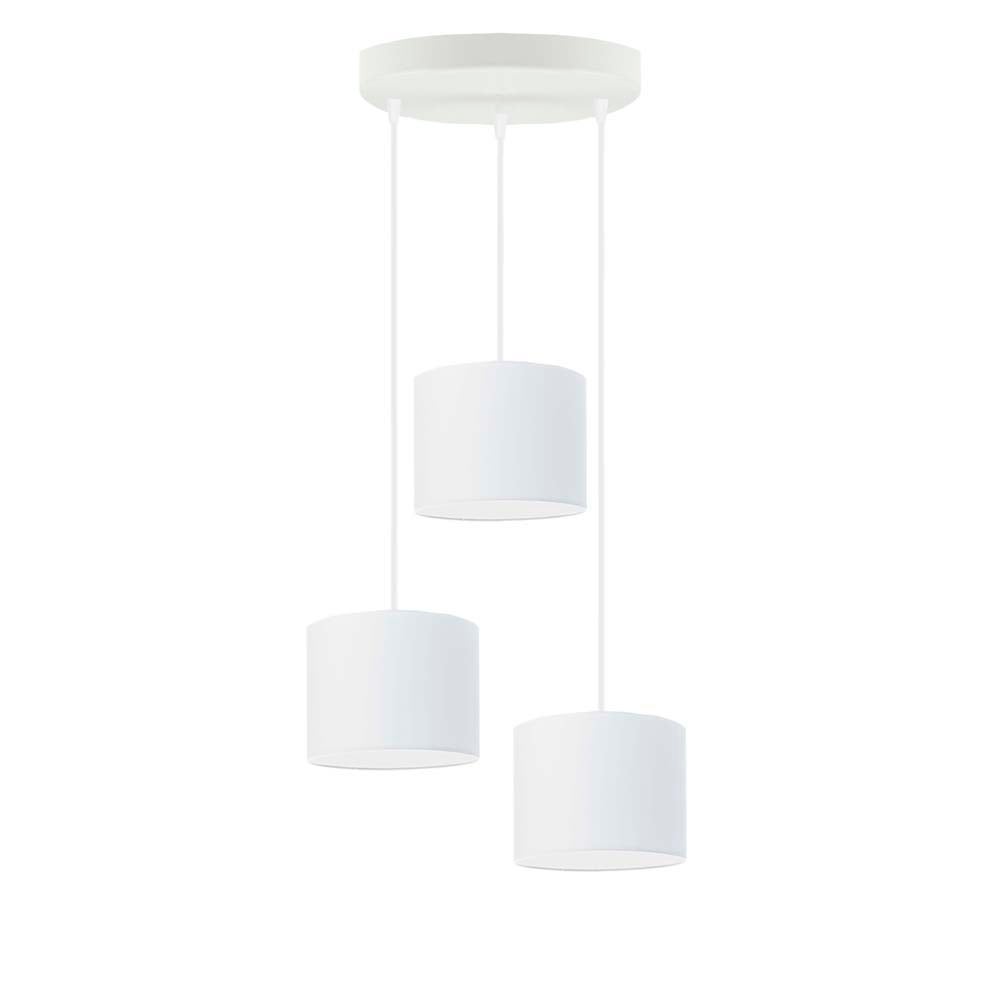 Lampa wisząca zwis żyrandol sufitowa z abażurami walec JAZZ Z3