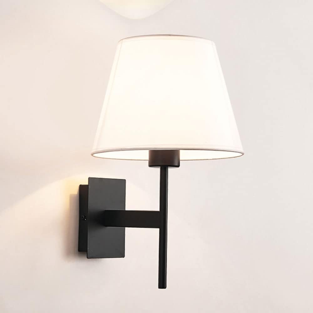 Lampa ścienna E14, czarna, z ciepłym białym światłem, lampka nocna, do sypialni 220VLED, salonu, przedpokoju, na schody
