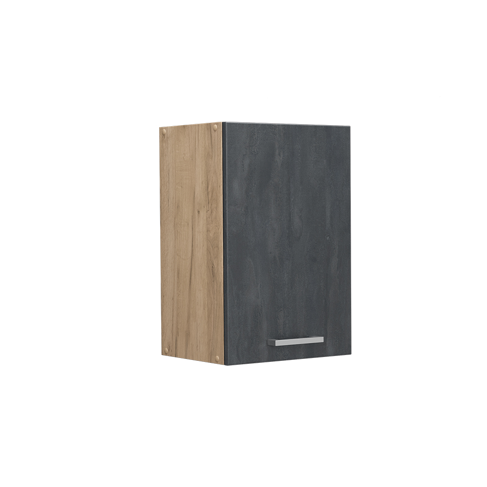 Vicco armario colgante r-line, hormigón negro, 40 cm
