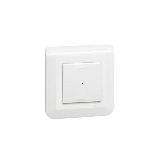 Interrupteur filaire connecté Legrand variateur pour installation connectée Mosaic with Netatmo - avec neutre - Blanc