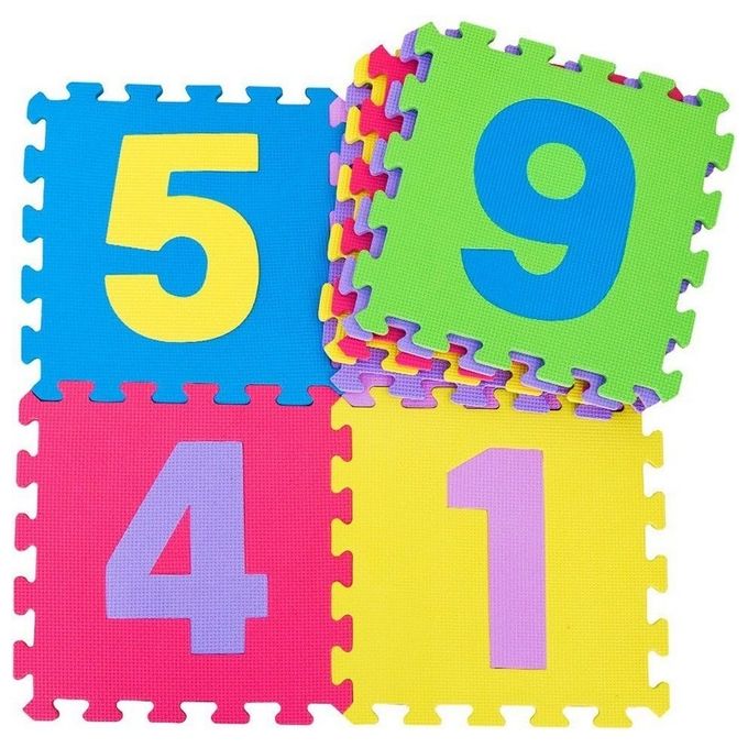Baroni Toys Tapis Puzzle EVA 9 Pièces Avec Graphismes De Rues – 32x32 Cm – Mousse Ultra-Résistante Et Non-Toxique – Dès 3 Ans