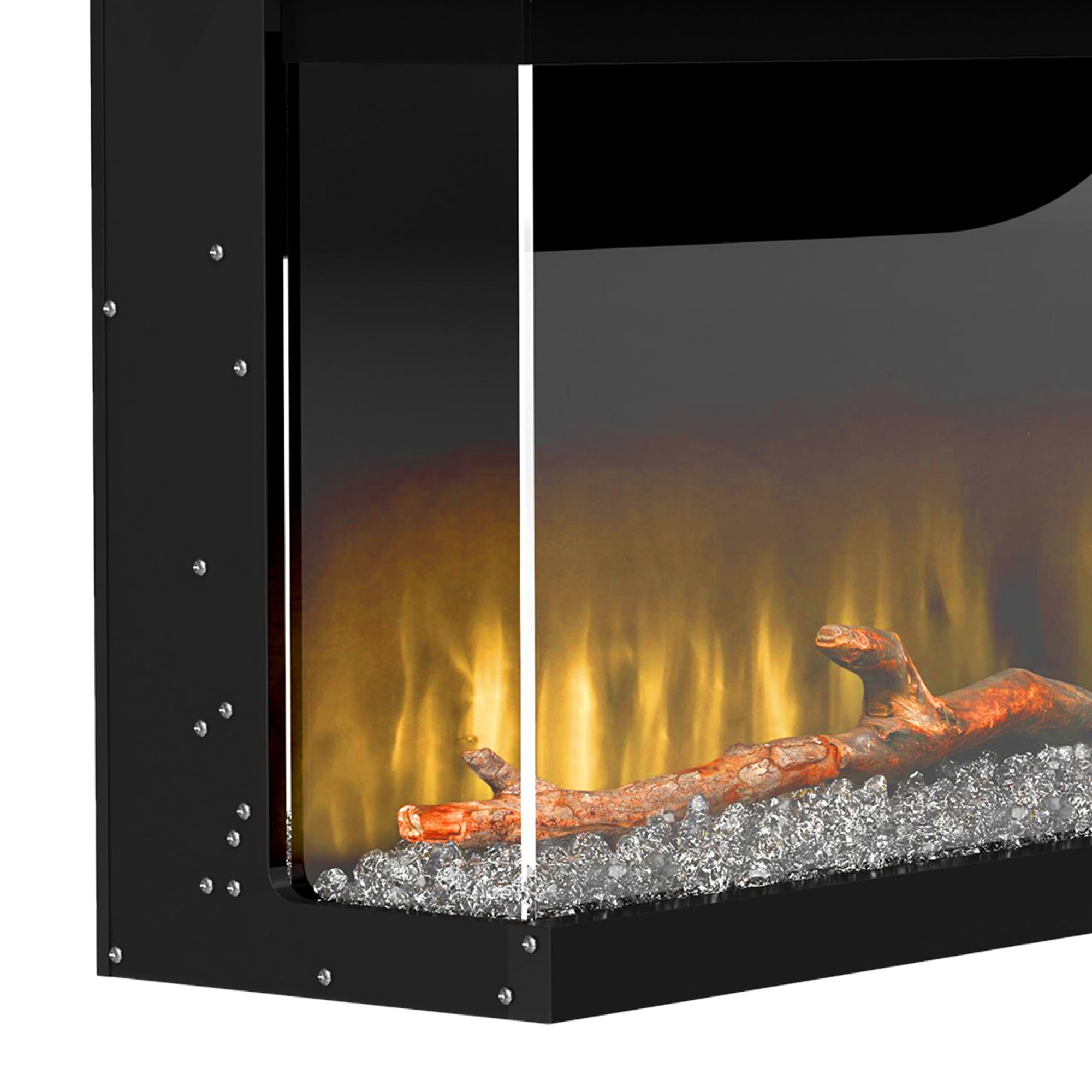 Balconera Cheminée électrique 40 pouces avec chauffage, 3 en 1, 12 couleurs de flamme, fonction chauffage, thermostat - 8