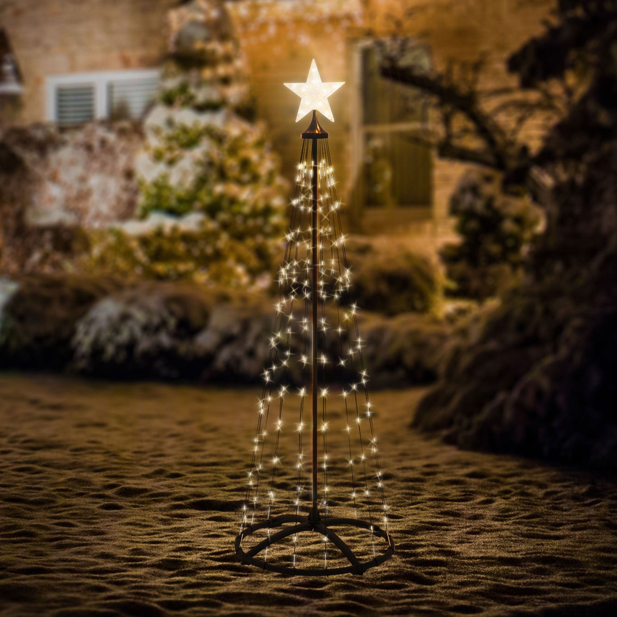 Albero Luminoso LED Decorativo Da 45 Cm Con 36 Luci A Perline - Luce Notturna Touch Per Cameretta, Alimentazione USB/Batterie