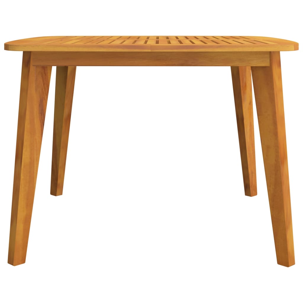 Table de jardin en bois d'acacia massif 110x110x75 cm - 4