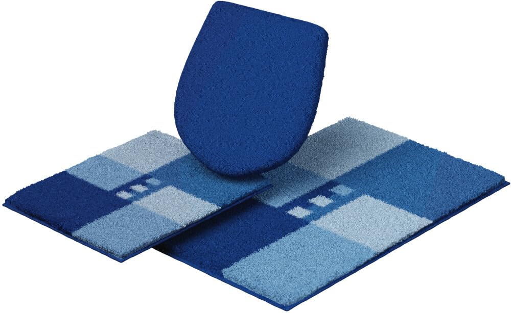 Set 3 Tappetini Da Bagno Merkur 40x50+50x80 Cm, Antiscivolo, Ultra Morbidi, Lavabili E Con 5 Anni Di Garanzia