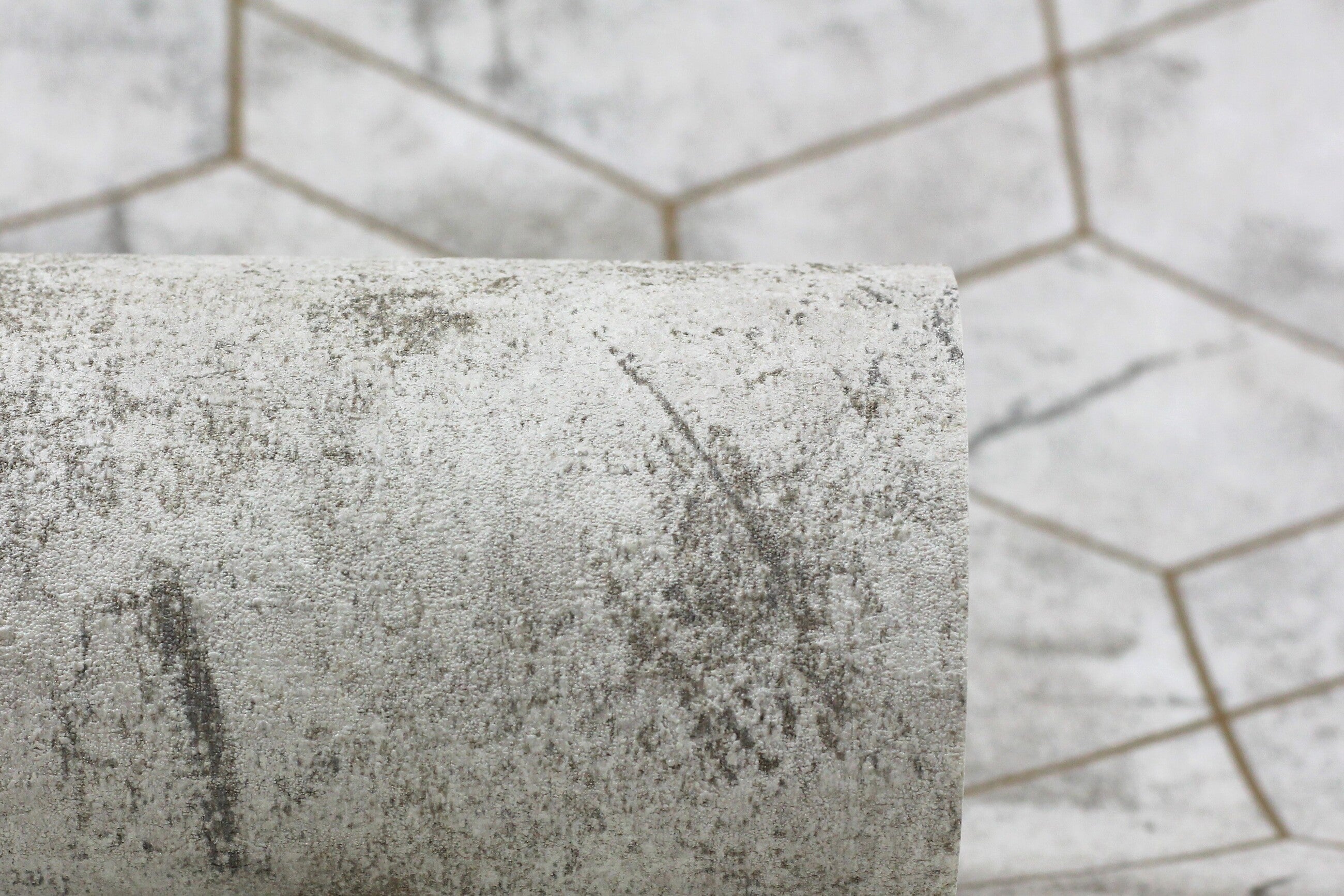 Carta da parati Rasch 649703 - Carta da parati in tessuto non tessuto con effetto cemento in beige-grigio chiaro - 5