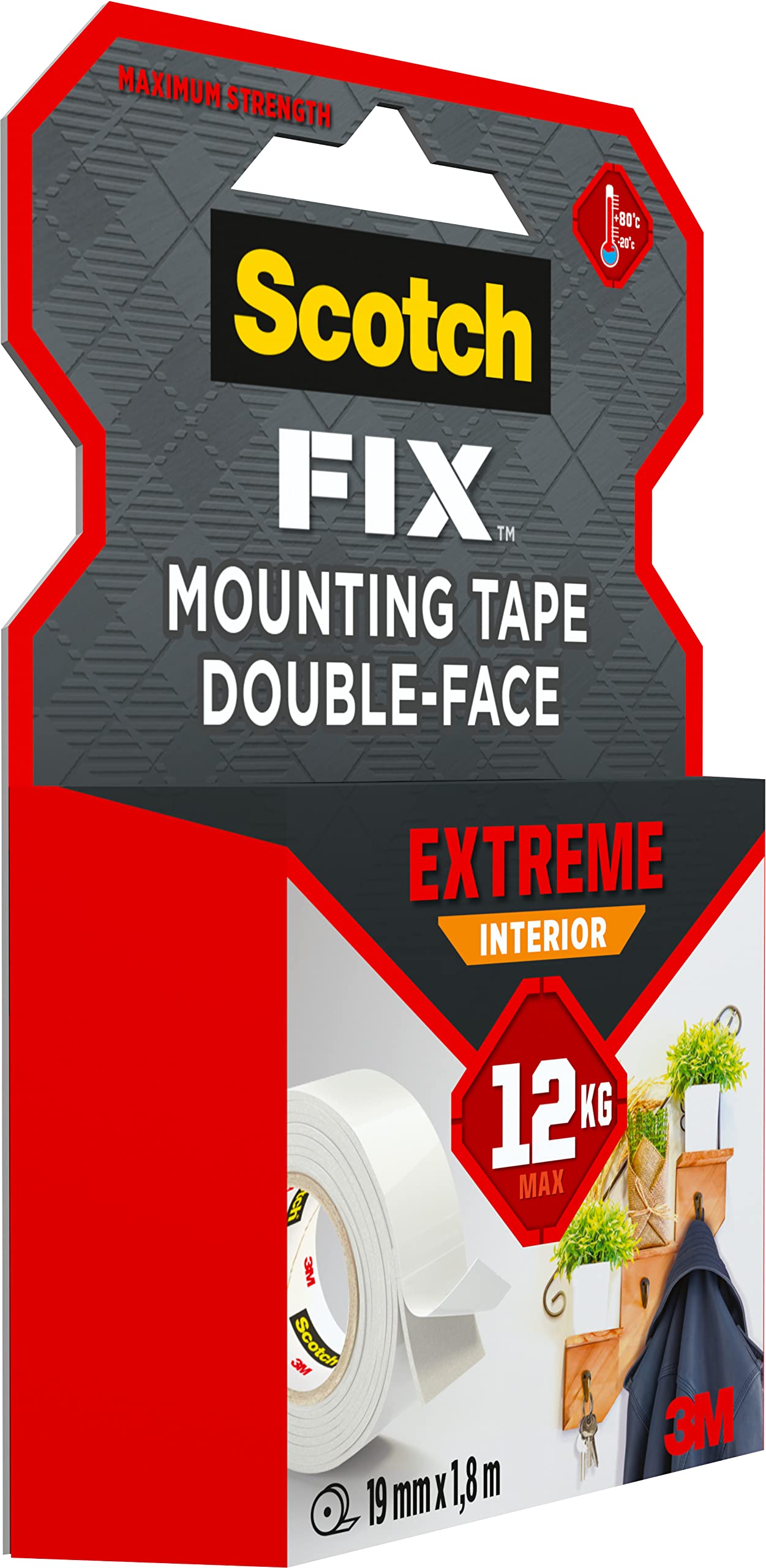 Adhésif double face Extrême 1,8mx19mm SCOTCH - 5