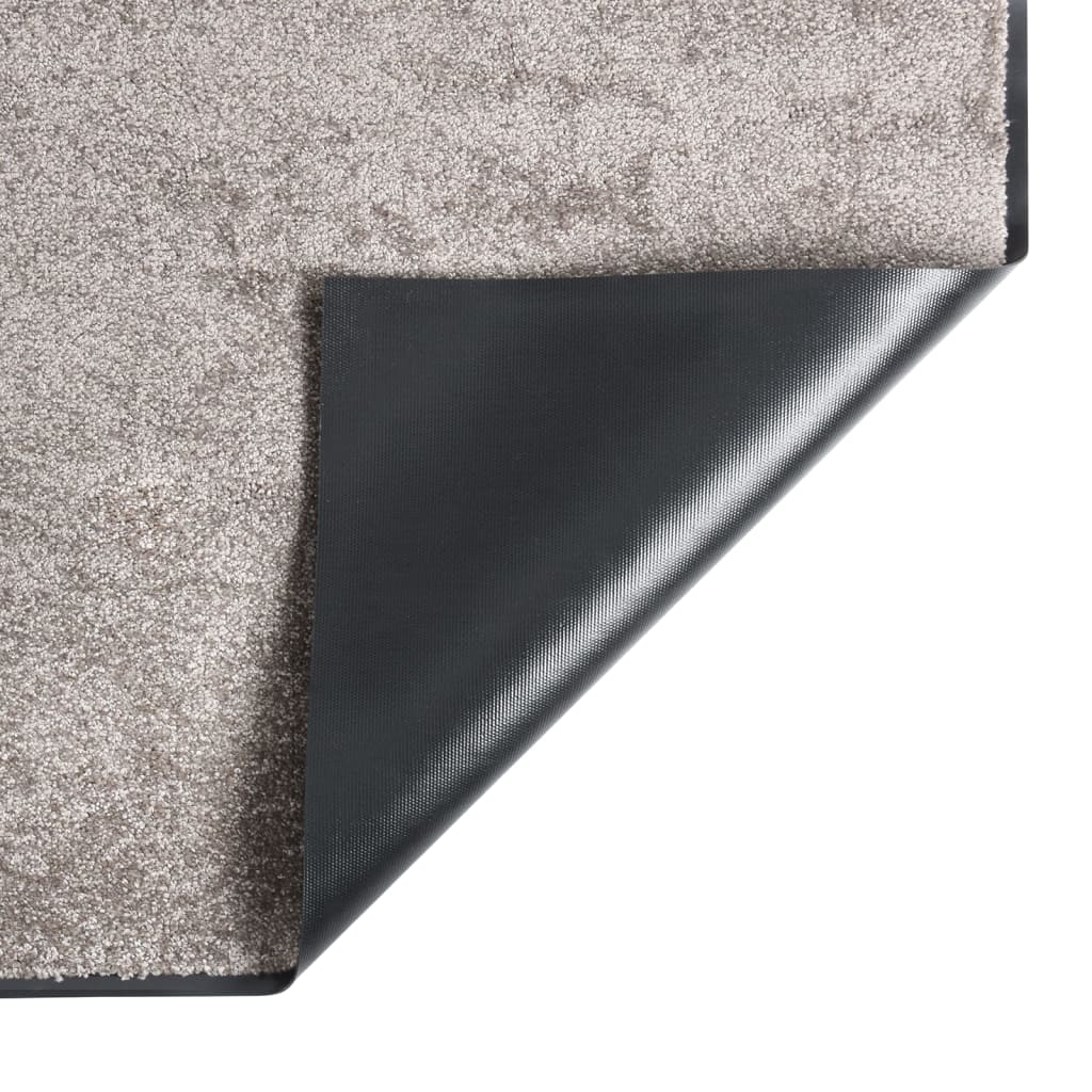 vidaXL Paillasson Gris 60x80 cm - 7