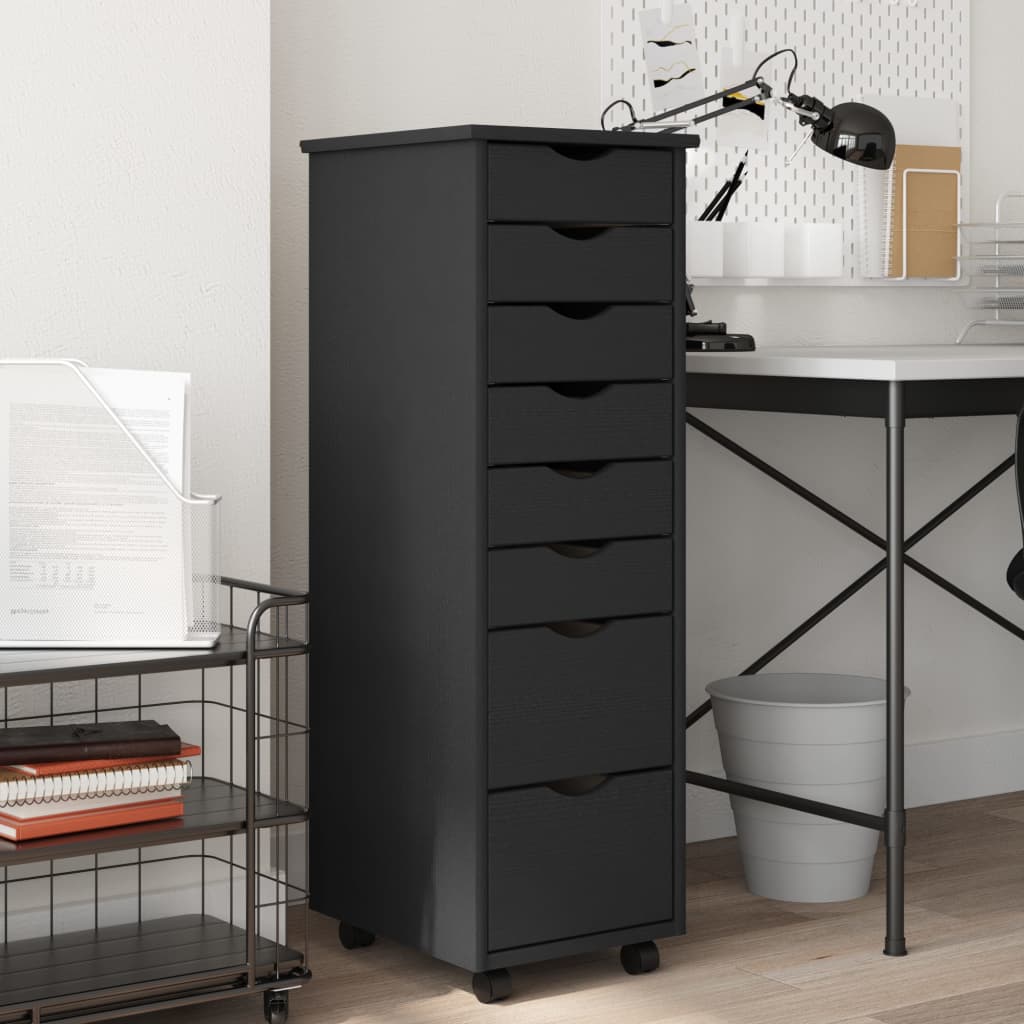 Cassettiera Art. 520 in Legno 6 Cassetti comò design moderno ideale per camera e soggiorno (Grigio Sabbia