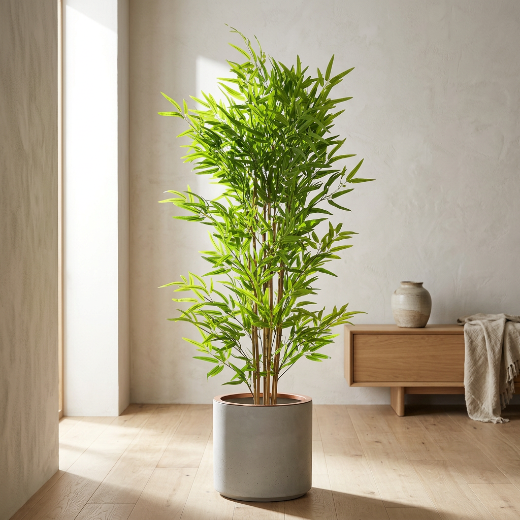 Planta artificial Bambú verde 180 cm | Naturing Monde - Para interior - En maceta - 2