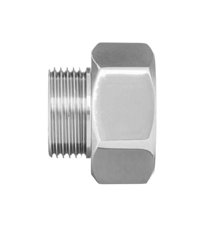 Tube Ondulé Argenté Inox 304 61cm Avec Connecteurs - Flexible Pour Foyer Gaz Et Cheminée