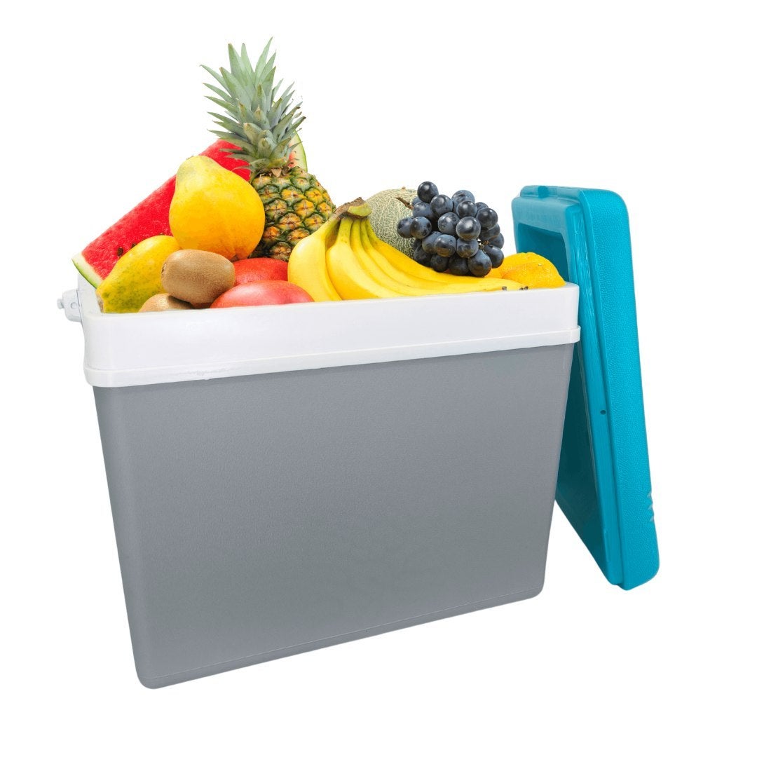 Glacière en plastique solide 35 litres eda - Bleu - 6
