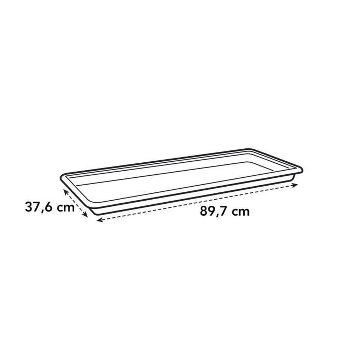 Soucoupe pour jardiniere 100 - Terre cuite doux - XXL - Extérieur Ø 89,7 x 5,7 cm - Elho - 4