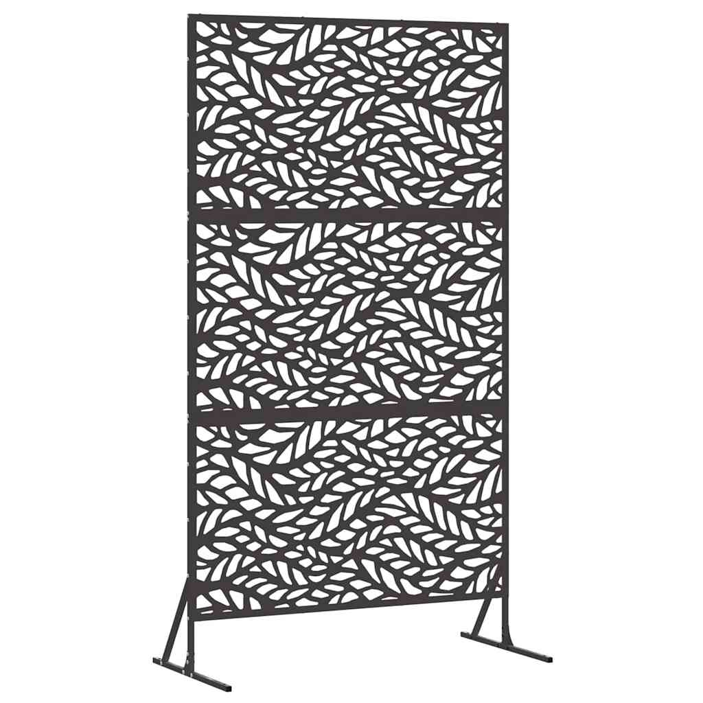 vidaXL Écran de confidentialité Noir 100 x 50 x 180 cm Acier - 2