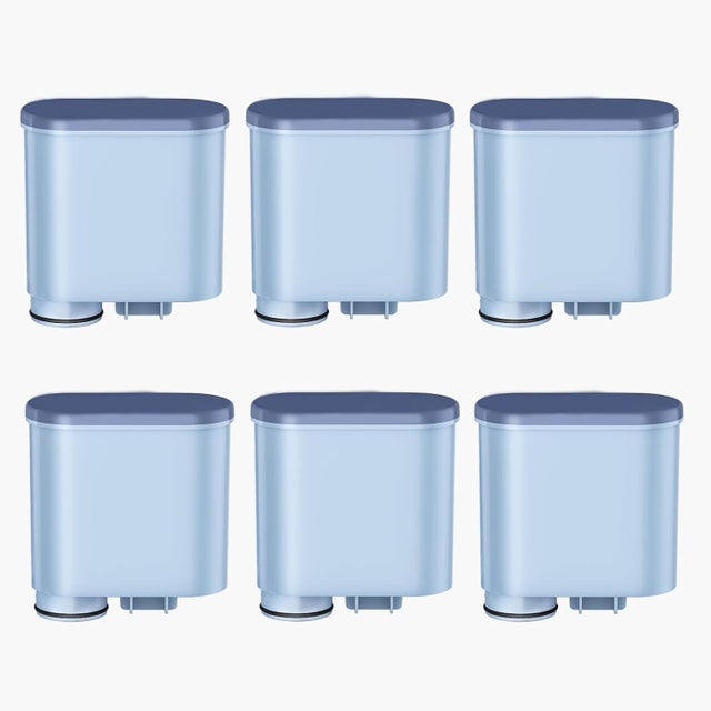 Filtre à Eau Compatible Philips CA6903/10/22/99, pour Machines à Café Philips/Saeco Séries 1200/2200/3200/5400, Sans BPA, 150L - Pack de 6