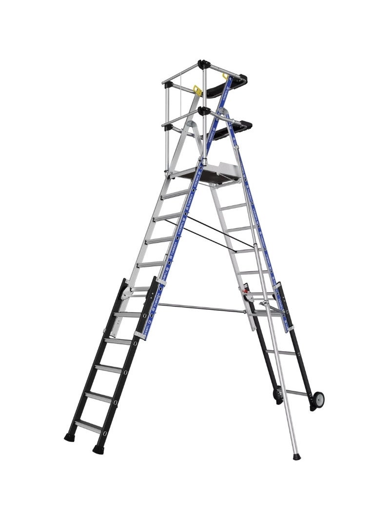 TUBESCA-Comabi - Plate-forme de Chantier Télescopique en Alu Sherpascopic à GC Lisses - 3