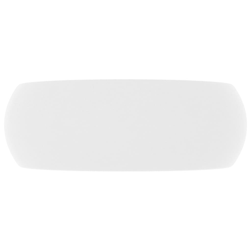 Lavabo rond de luxe Blanc mat 40x15 cm Céramique vidaXL - 5