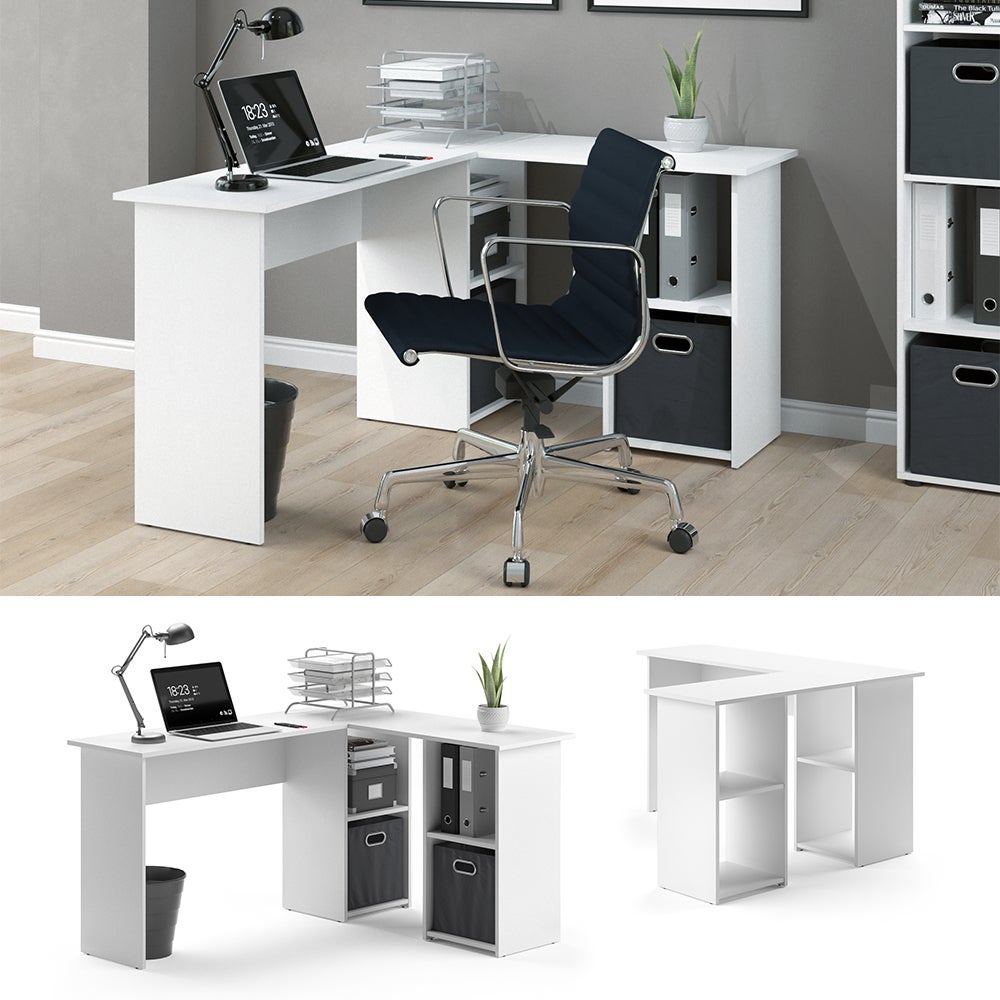 Vicco Escritorio Blanco 110 X 40 Cm, Leo | Blanco | 406673103084210