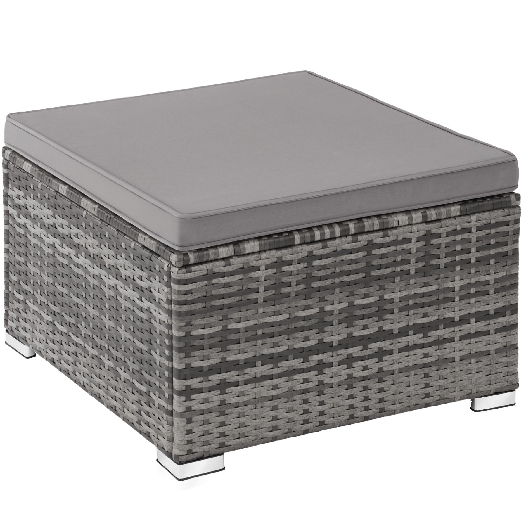 Salon bas de jardin en Acier Gris 7 personnes - 3