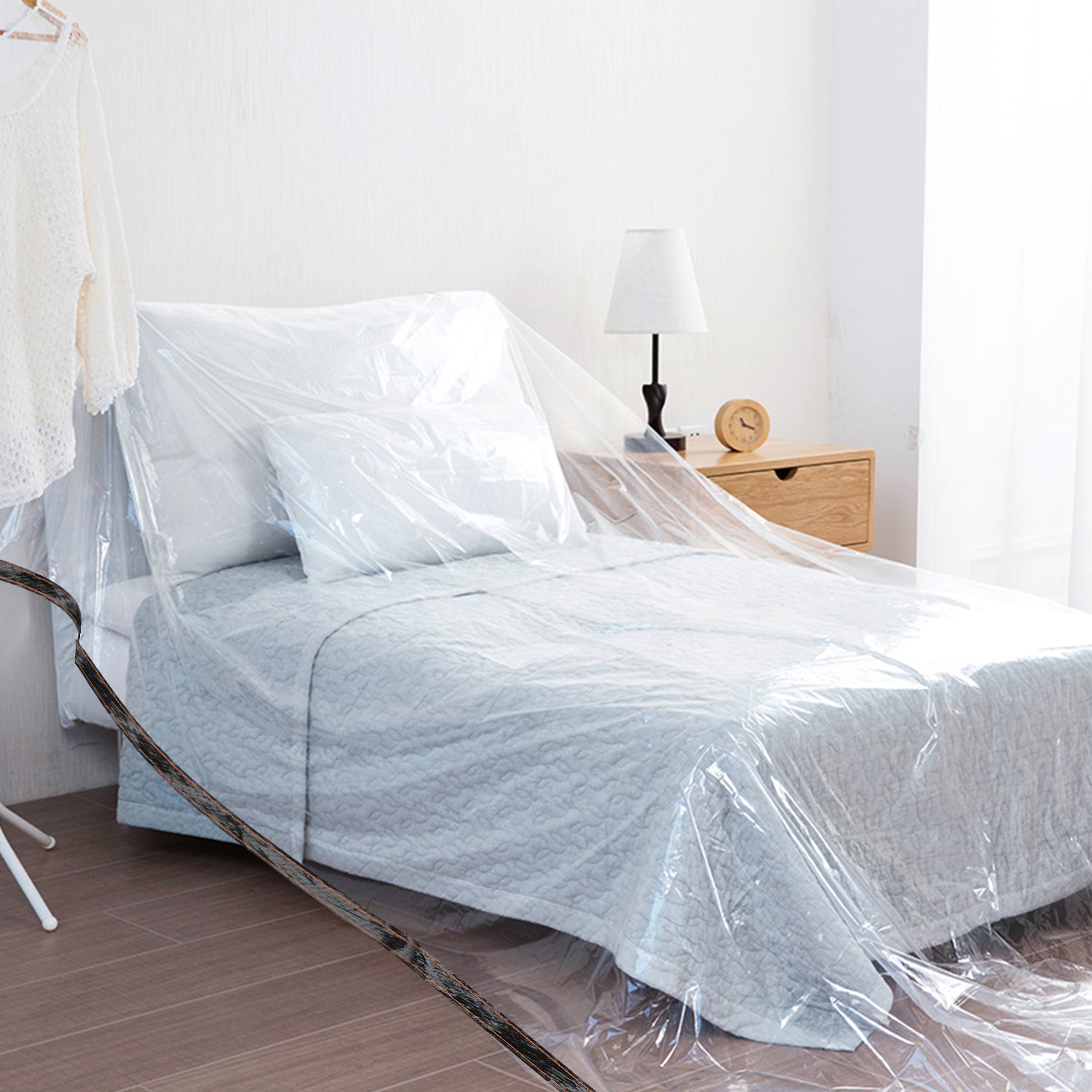 Bâche Imperméable Transparente avec Oeillets, Plusieurs tailles, Housse De Protection Pour Jardin - 300 × 400 cm - 5