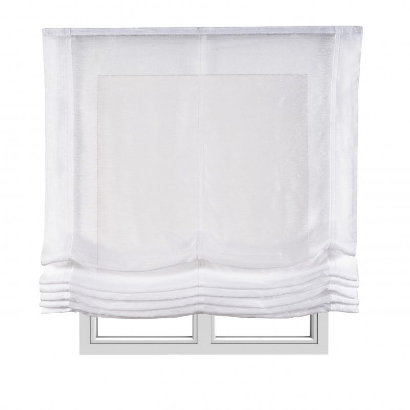 JOYSWAHL Store romain enrouleur Rideaux de cuisine chambre Blanc Uni JOYSWAHL Store romain enrouleur Rideaux de cuisine chambre Blanc Uni