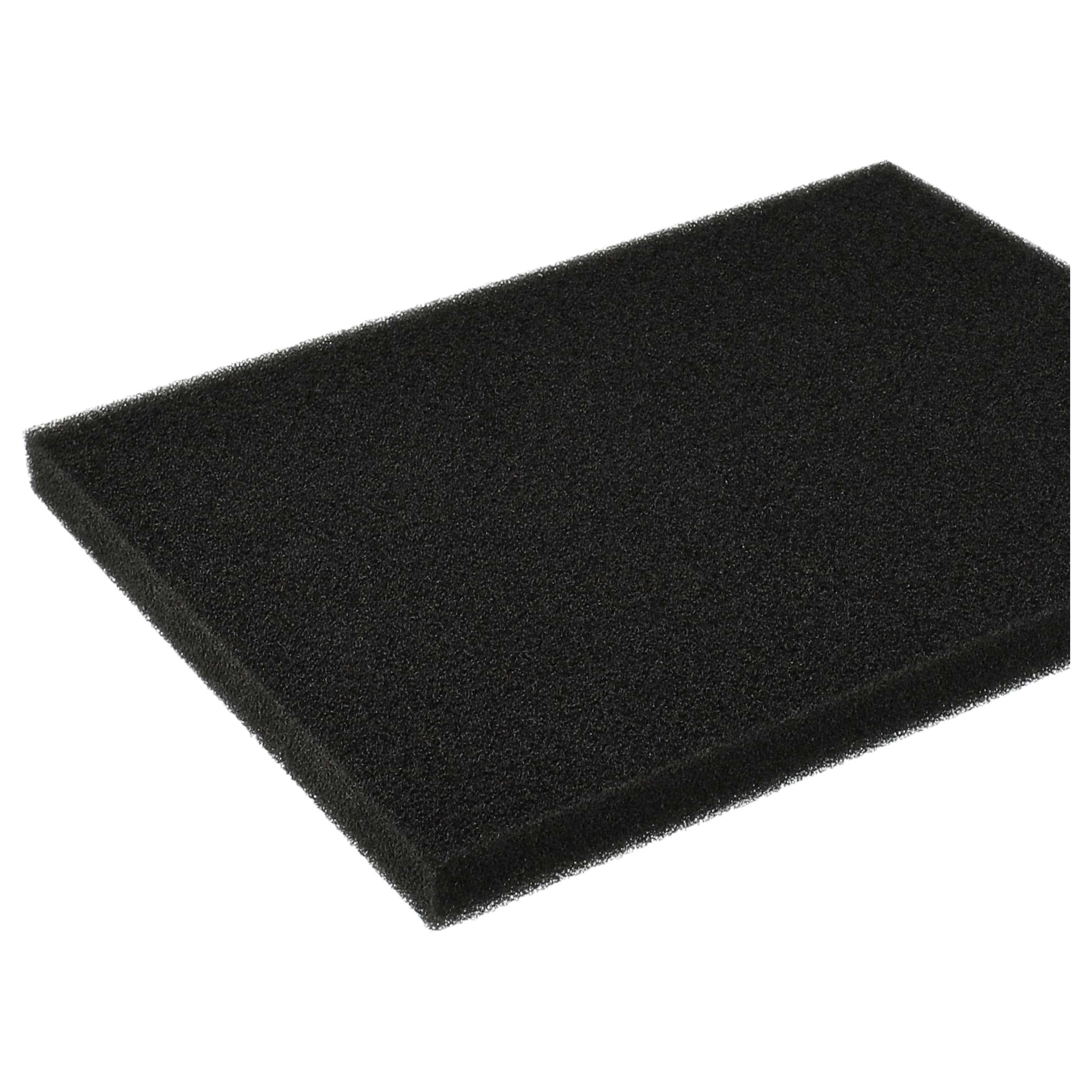 vhbw Filtre remplacement pour Philips 432200039691 filtre pour aspirateur - Filtre en mousse - 4