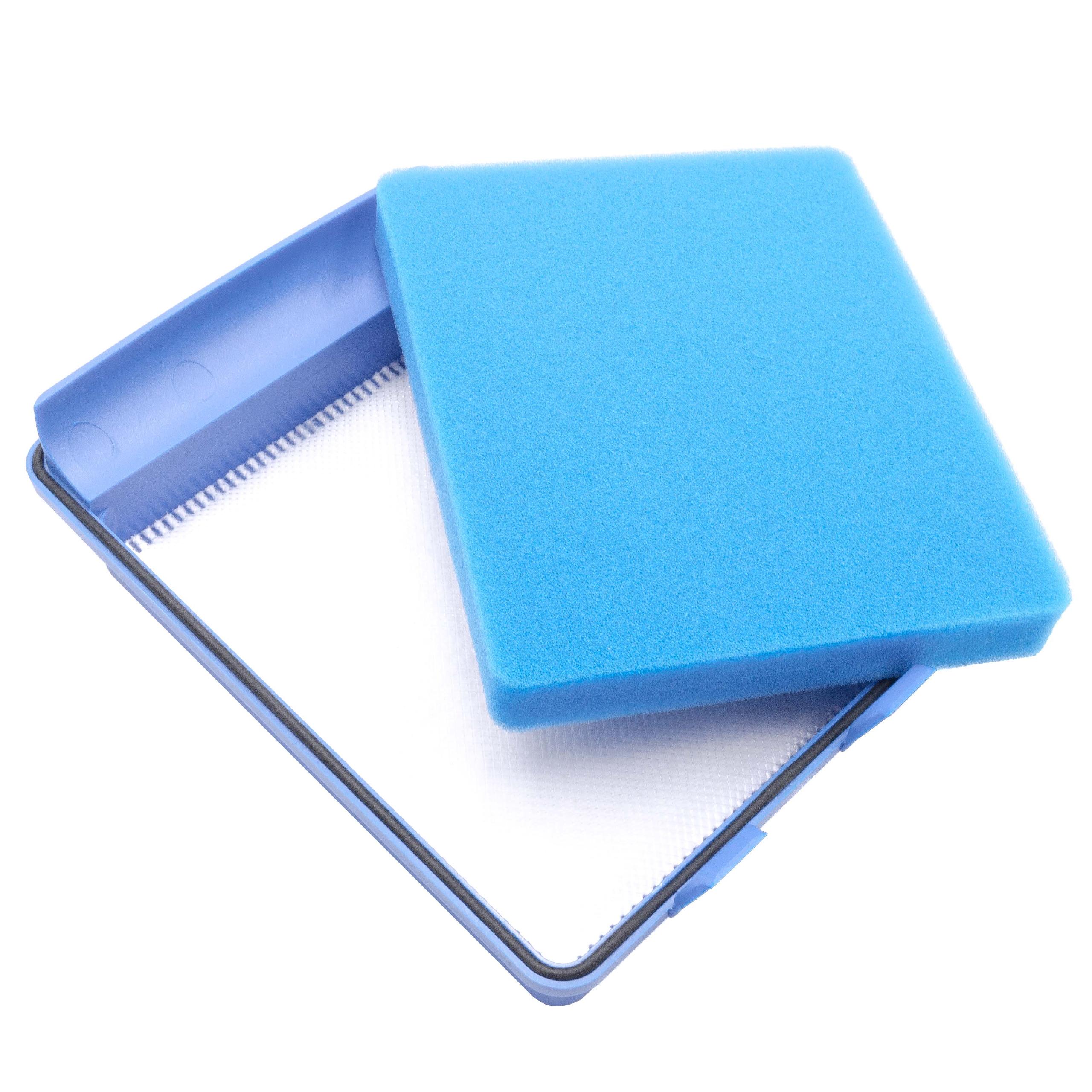 vhbw Kit de 1x filtre en mousse, 1x filtre en tissu compatible avec Philips PowerPro Ultimate FC9924, FC9932, FC9924/07, FC9932/07 aspirateurs - 2