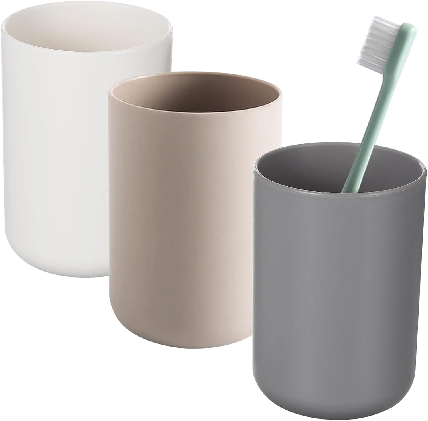 (3 sztuki) Uchwyt na szczoteczkę do zębów 300 ml, Uchwyt na szczoteczkę i pastę do zębów, do akcesoriów łazienkowych, Podróżny