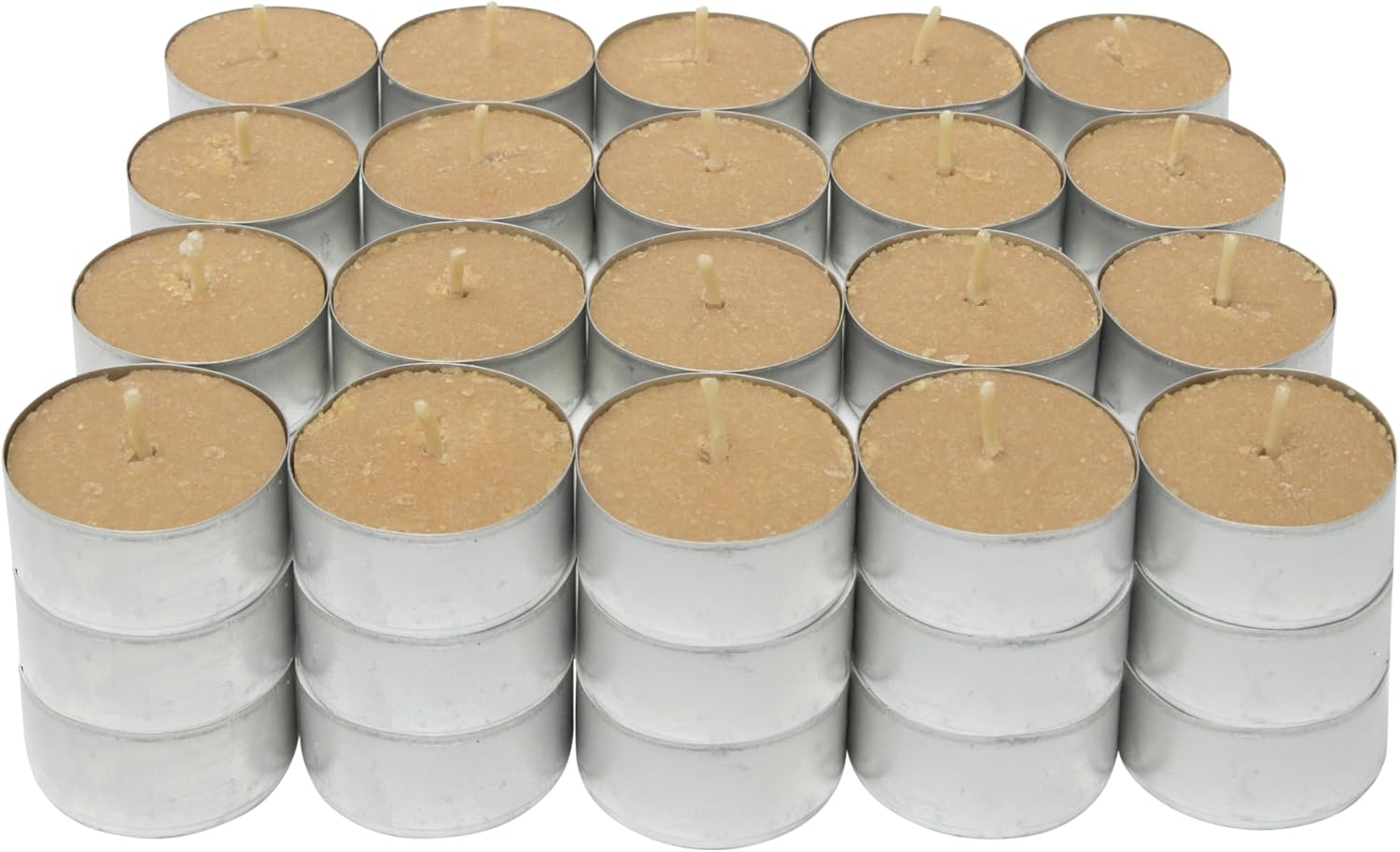 COM-FORT HOUSE | Bougies parfumées en thé | Pack de 60 bougies