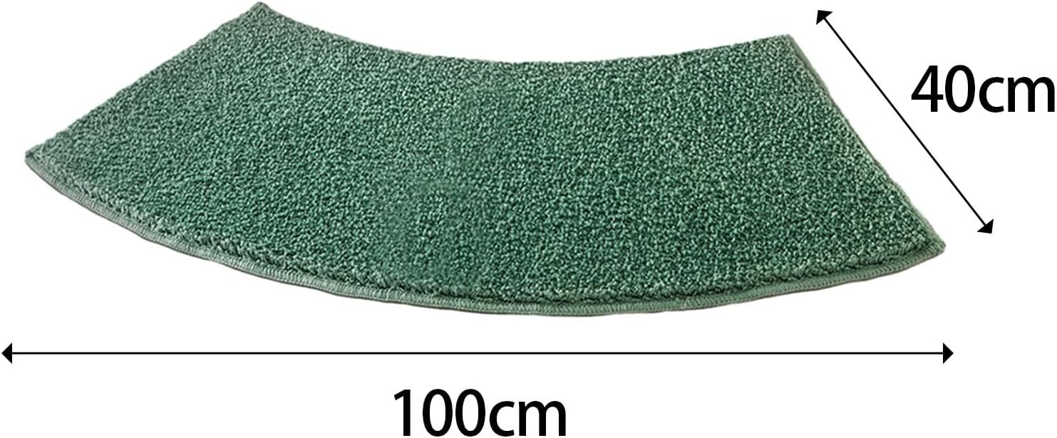Tapis De Salle De Bain Incurvé, Tapis De Douche, Tapis De Toilette Epais Tapis De Salle De Bain Tapis De Salle De Bain Antiderapant Vert 97231033