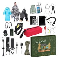 Calendario Dell'Avvento Survival Tools 2025 – 24 Strumenti Da Campeggio In Metallo, Carta E Corda, Regalo Per Uomini E Donne