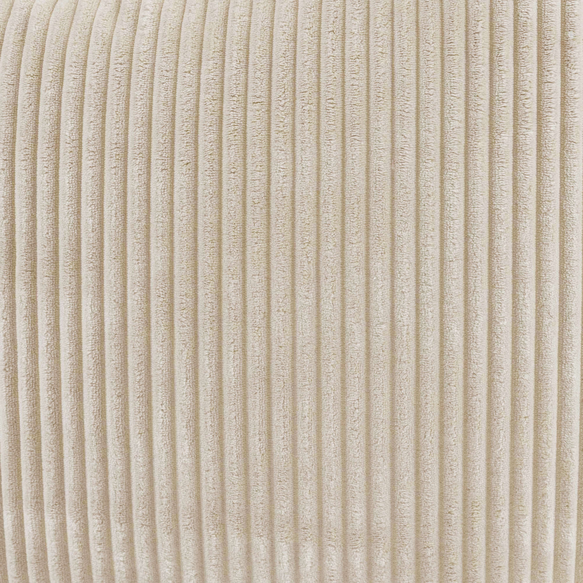 Pouf Icon poggiapiedi Icon, soggiorno, camera da letto, velluto a coste beige ghiaia, 85x85 cm, Made in Germany, Oeko-Tex® - 8