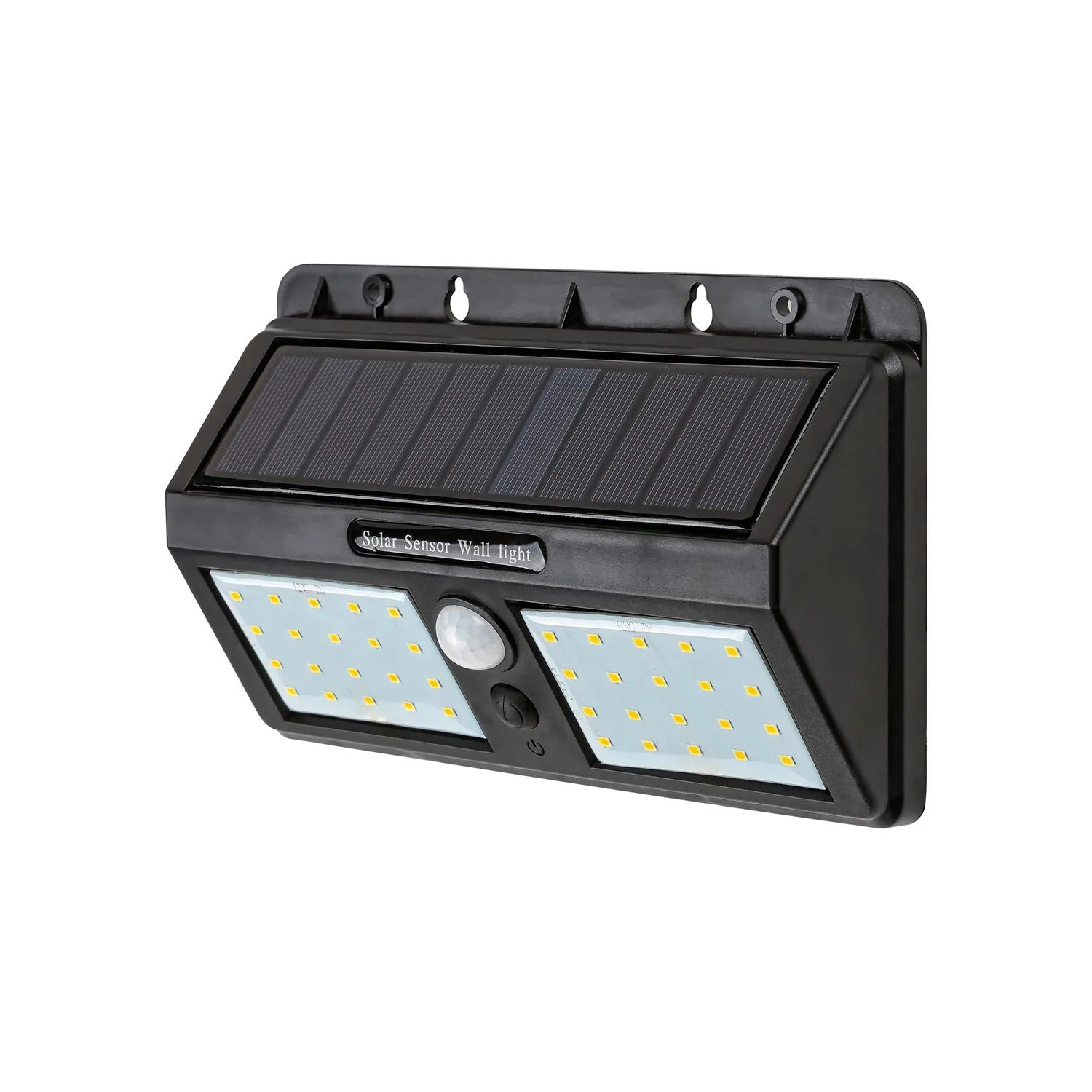 Kinkiet solarny z czujnikiem ruchu Ostrava LED 2.4W Neutralna biel 225lm czarny wym:11,5x19x4,5cm IP44 Rabalux