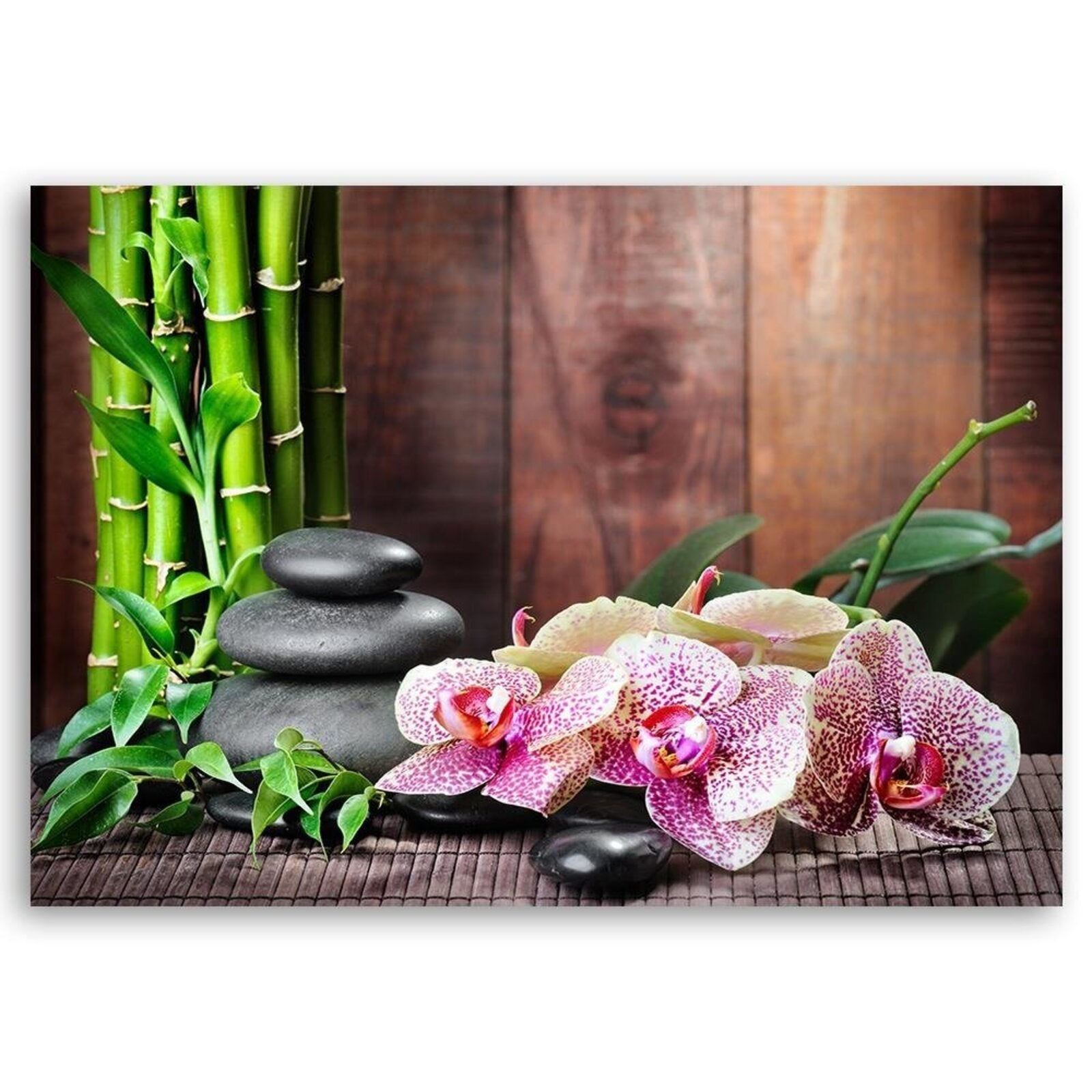 Tableau motif zen - 120 x 80 cm - 2