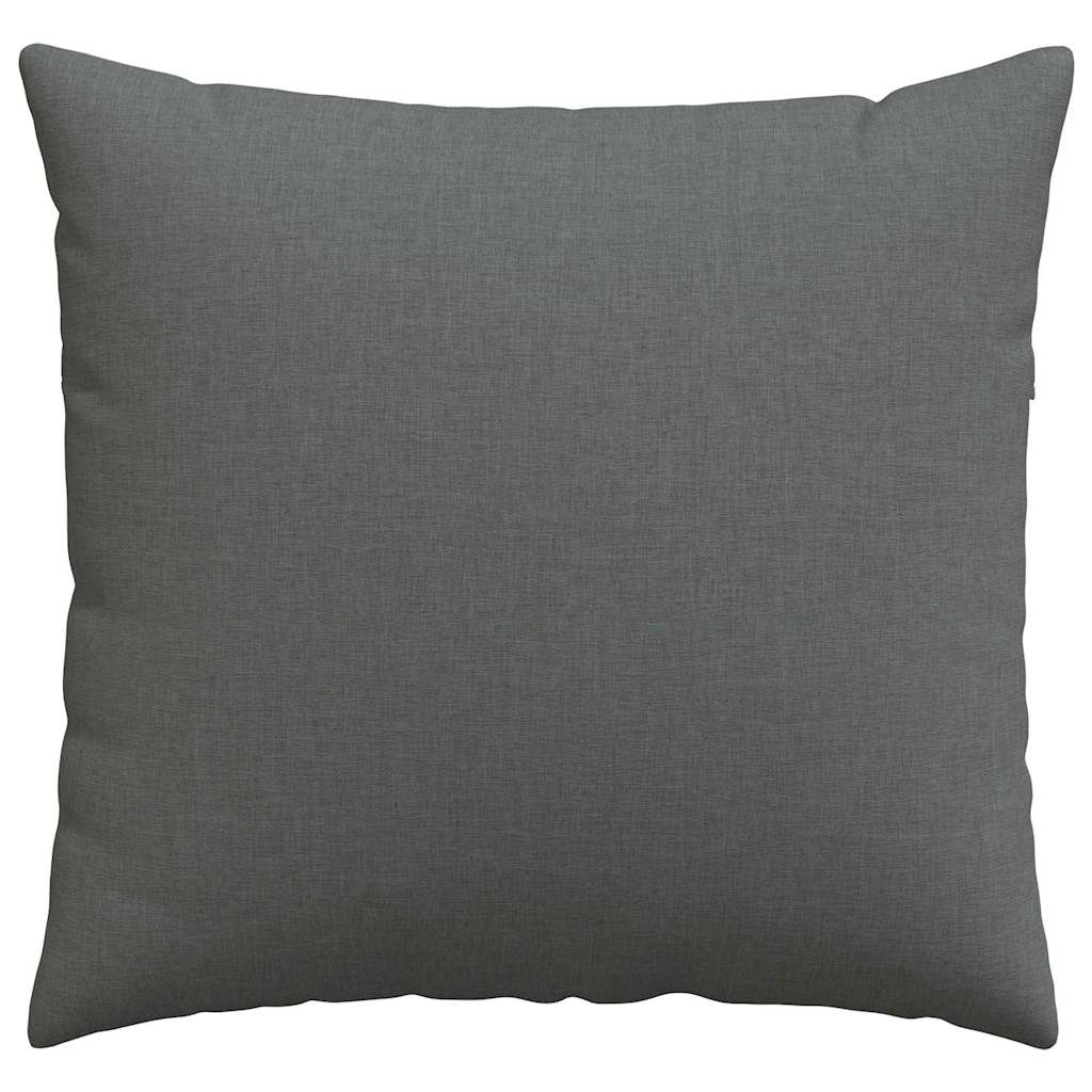 Coussins de canapé 2 pcs Gris foncé 50 x 50 cm tissu vidaXL - 6
