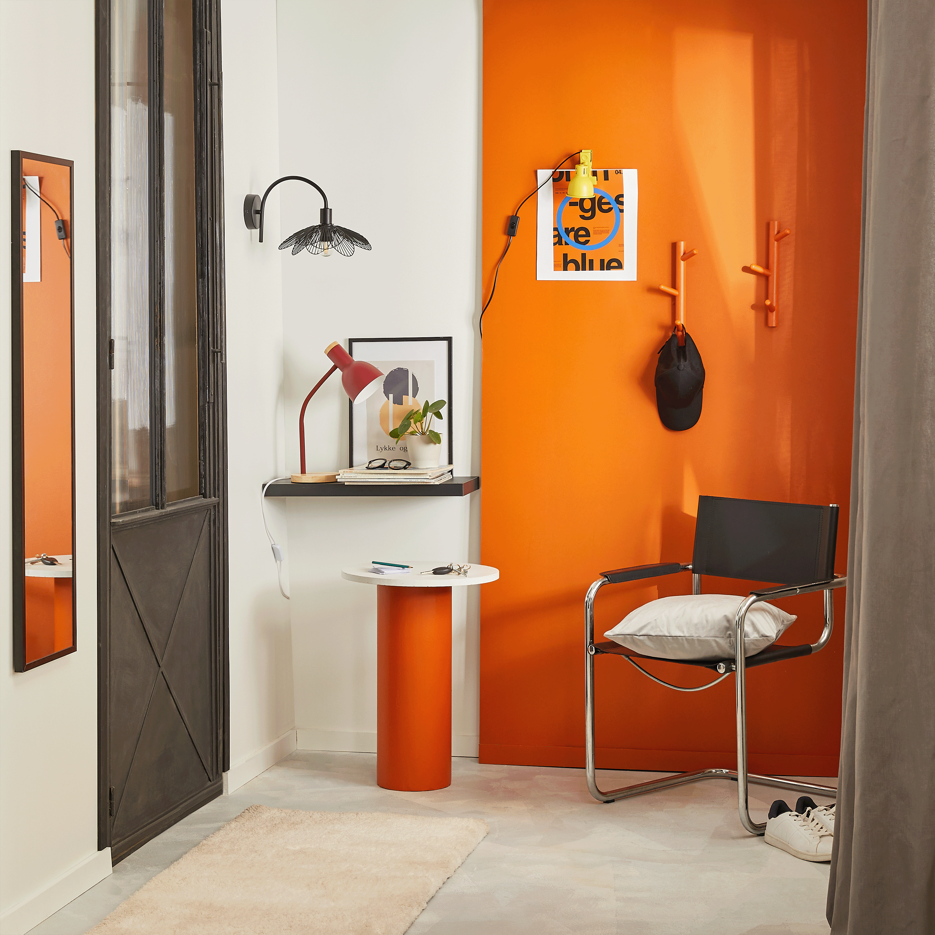 Lampa ścienna BAMAKO - 1 x E14 - Żelazo - INSPIRE - 7