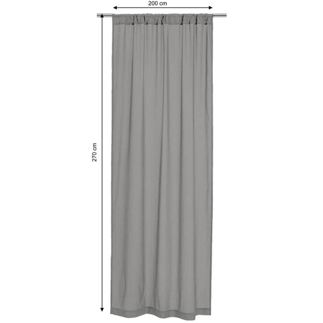 Tenda trasparente (135 x H 260 cm) Monna Bianco - Tende/Tende Tenda trasparente (135 x H 260 cm) Monna Bianco - Tende/Tende